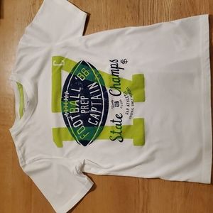 🛍Gap White Football Captain T-shirt, Size L, EUC